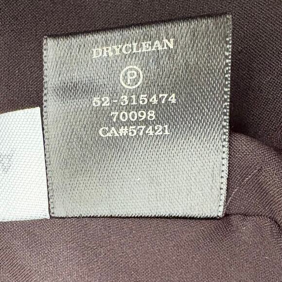 Ann Taylor Black Velvet Pencil Skirt, Lined Straight Skirt, Women's Size 6 - Picture 6 of 6